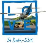 Blue St Barth Airport - no sky
