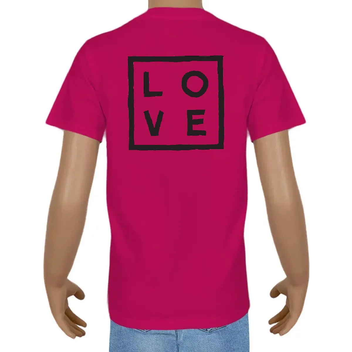 Kid's T-shirt – Cotton – Plain – Fuchsia