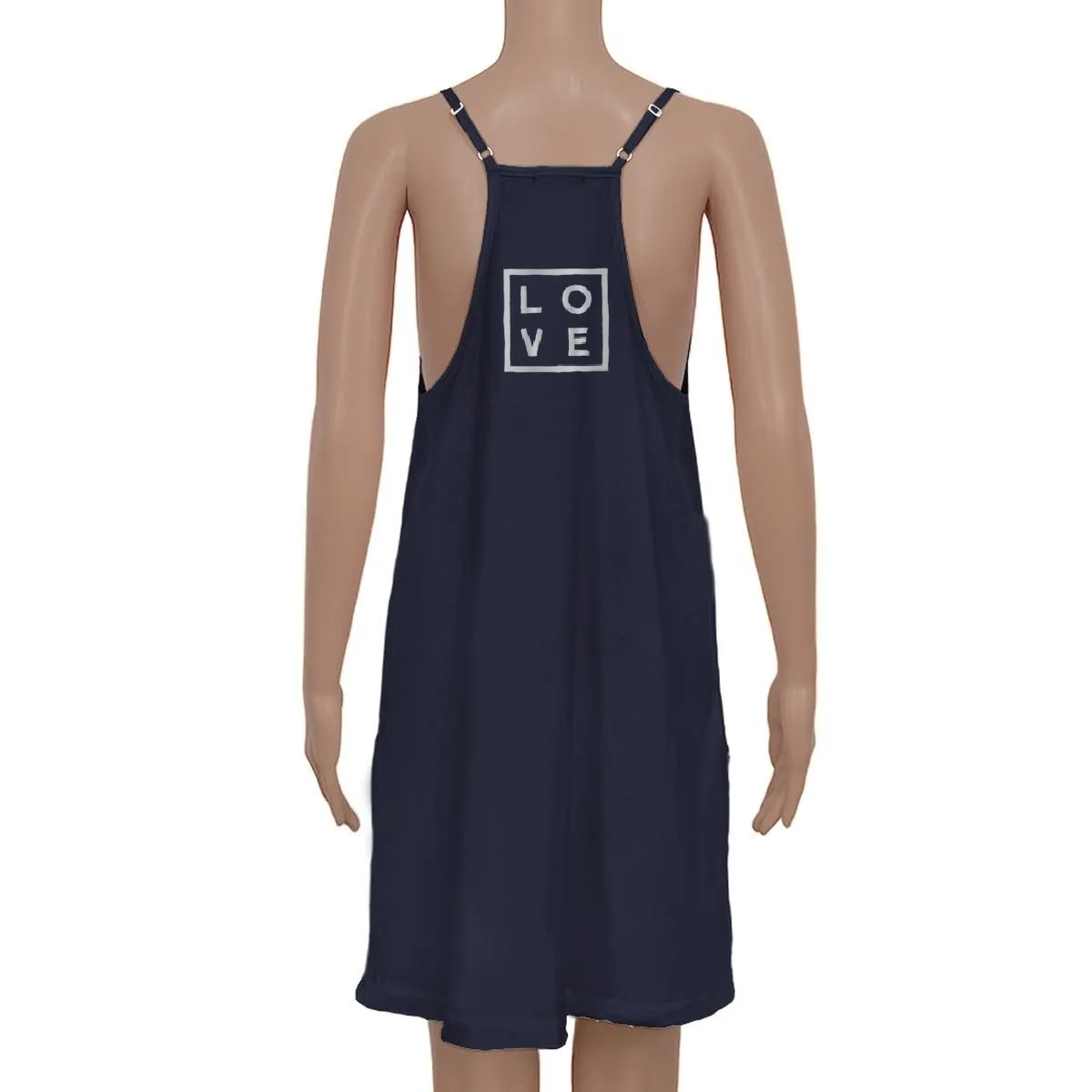 Dress Ambre – Navy blue - Logo Metal FLex