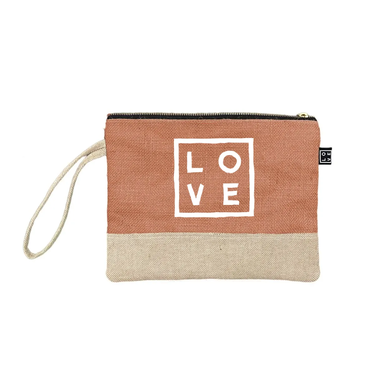 2-Tones Clutch - Salmon – Natural Elegance by LOVE