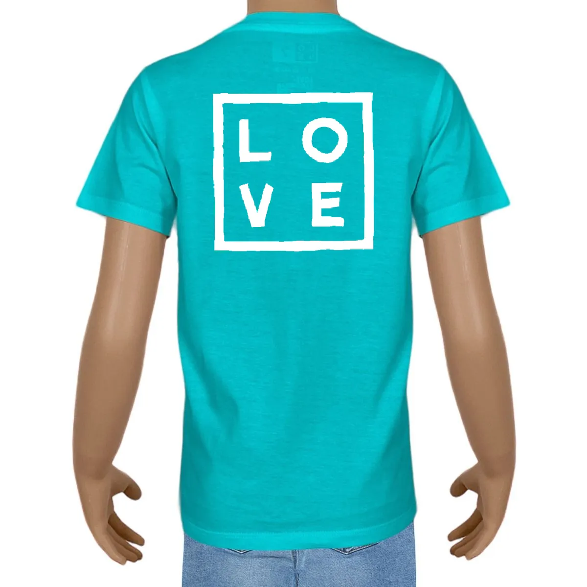 Kid’s T-shirt – Cotton – Plain – Turquoise - Classic Flex