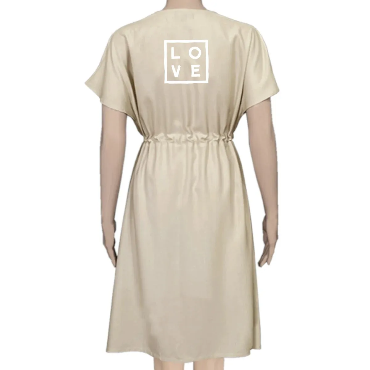 Dress Louise (Shorts) – Light brown - Logo Classic Flex