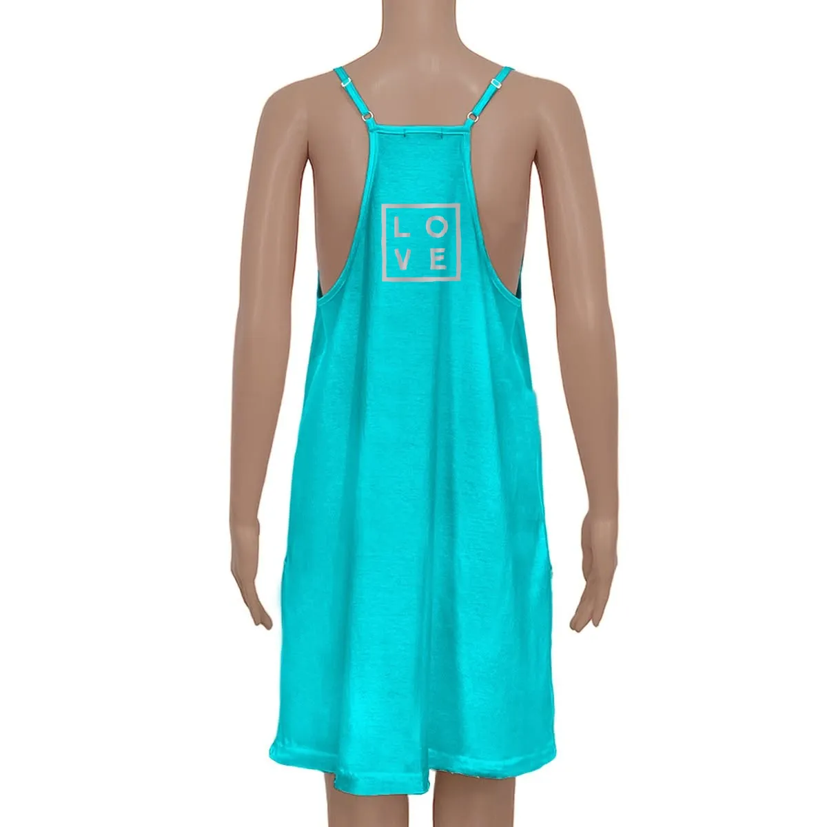 Dress Ambre – Turquoise - Logo Metal Print