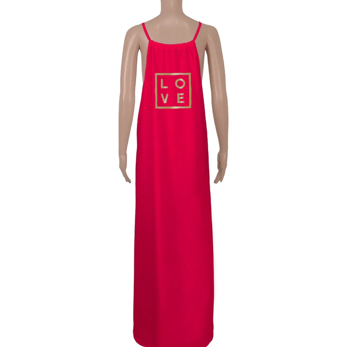Dress Noémi – Cherry red  Logo Metal Print