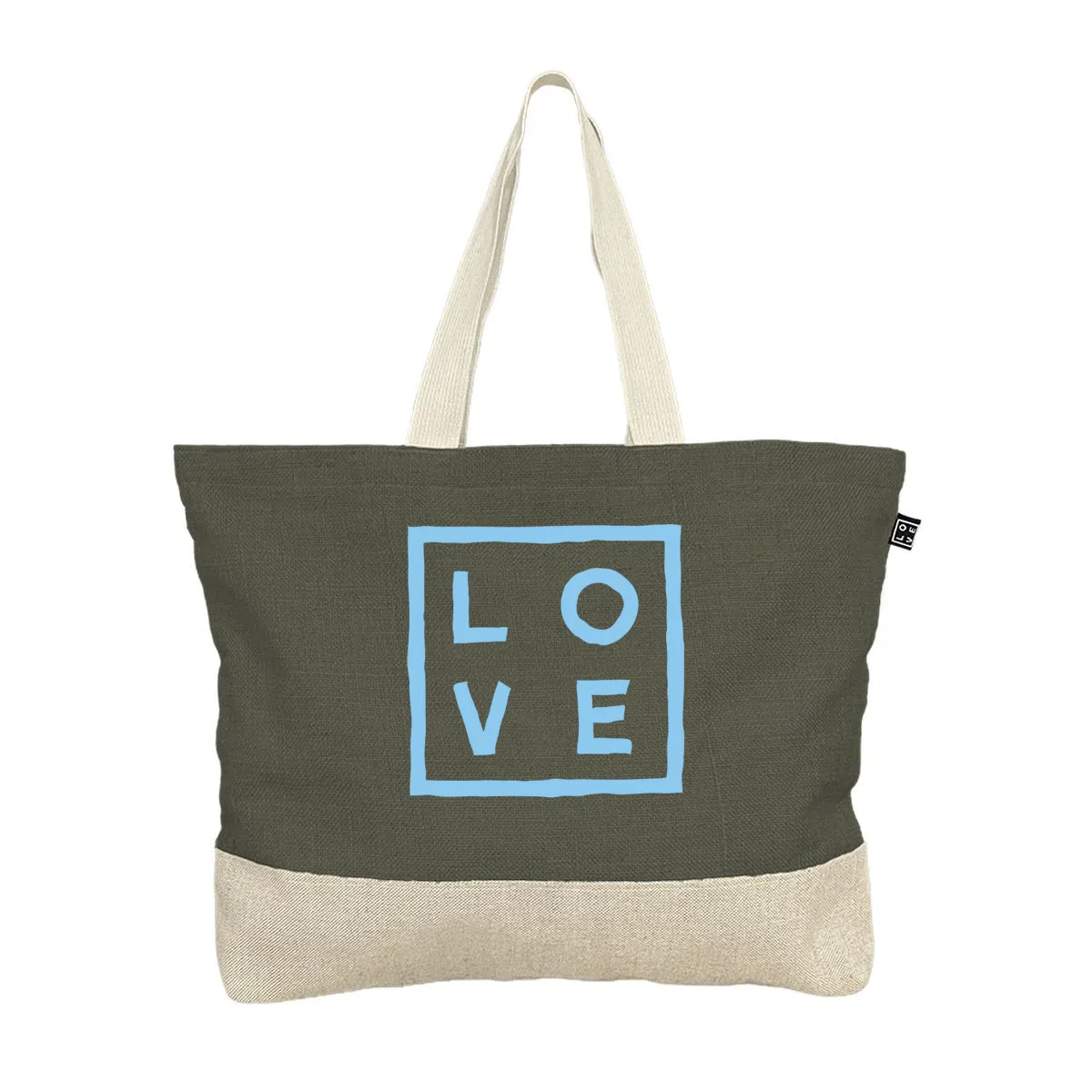 2 Tones – Beach bag – Grey Classic Flex