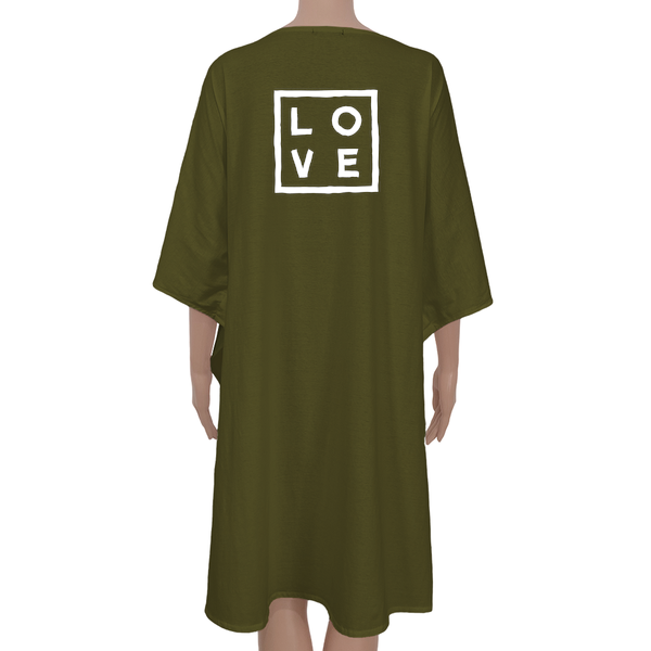 Adélie dress – Army green