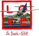 St Barth Red Airport - no sky