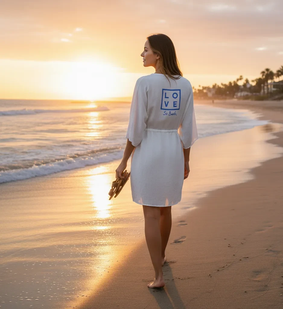 Alexia Dress – One Size – LOVE Edition – Caribbean Elegance – Signature St Barth