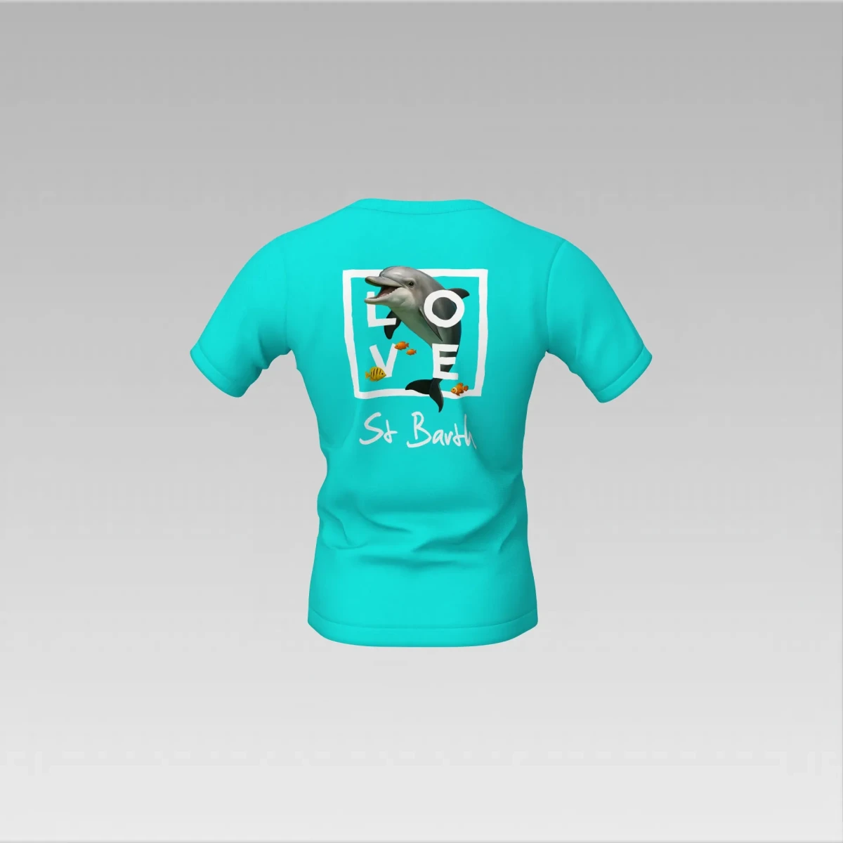 Women's LOVE T-shirt - "Dolphin" model I Love Collection