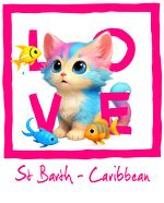 Fuchsia Caribbean Cat