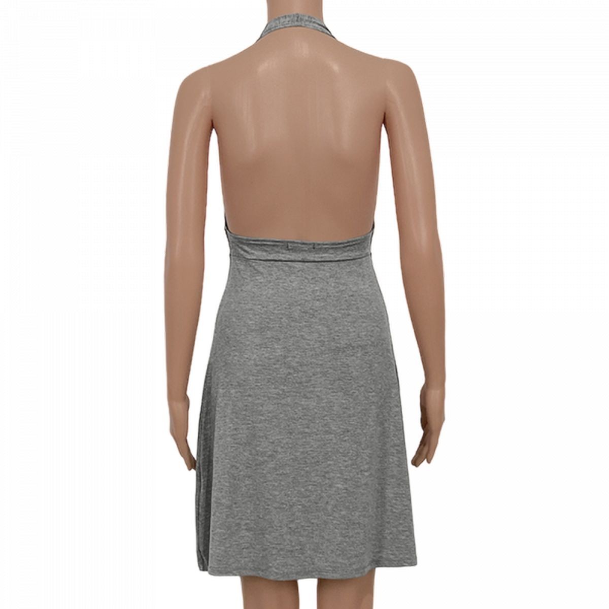 Marilyn Dress – Heather gray – Free Size Logo Flex Classic