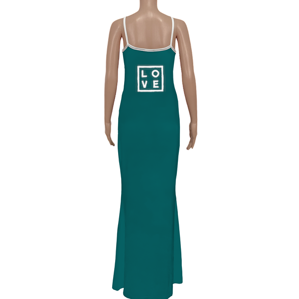 Lyana dress – Petrol blue