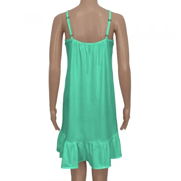 Lou-Ann Dress – Aqua Green