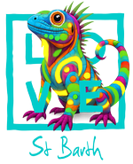 Turquoise Iguana St Barth